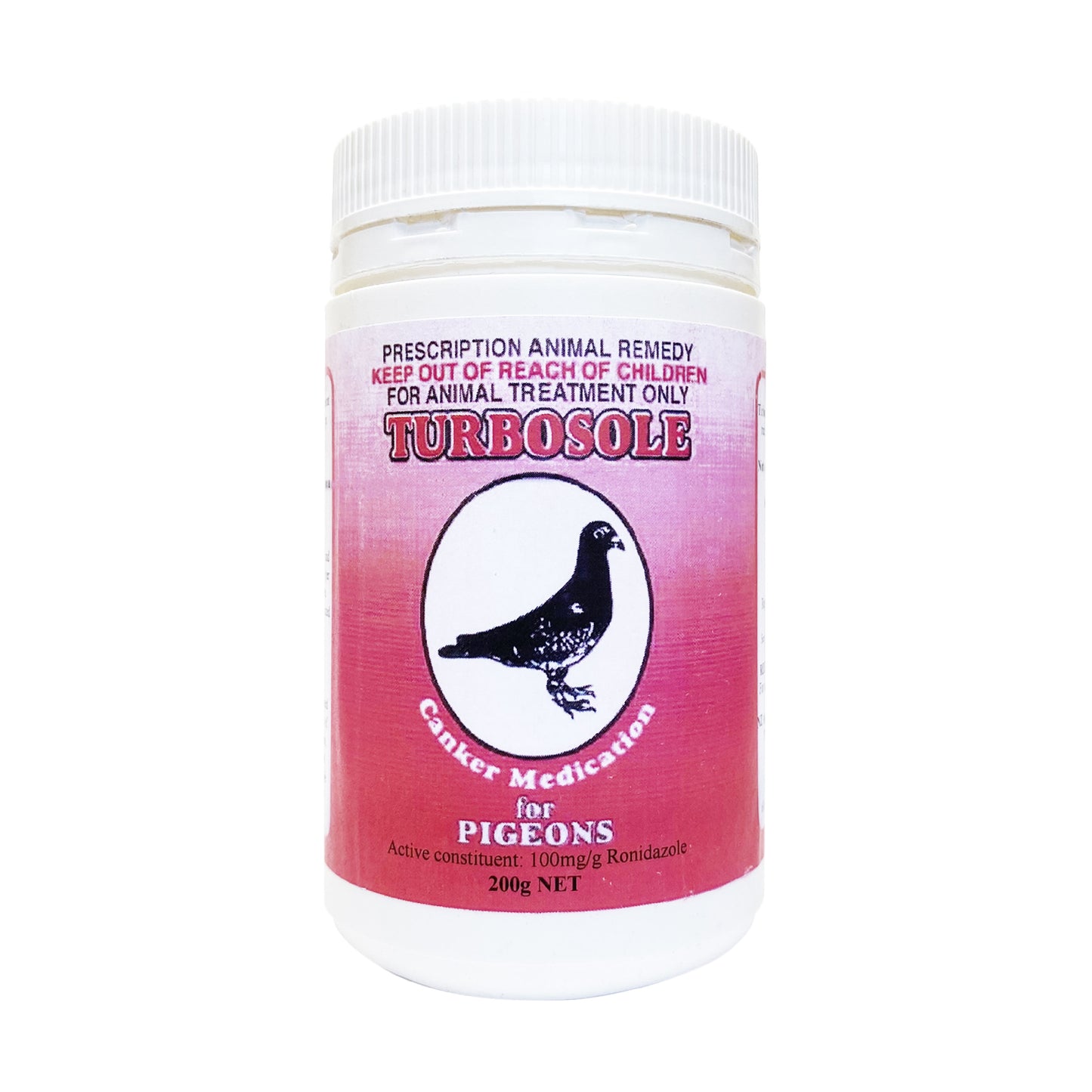 Turbosole Ronidazole Canker medication pigeons