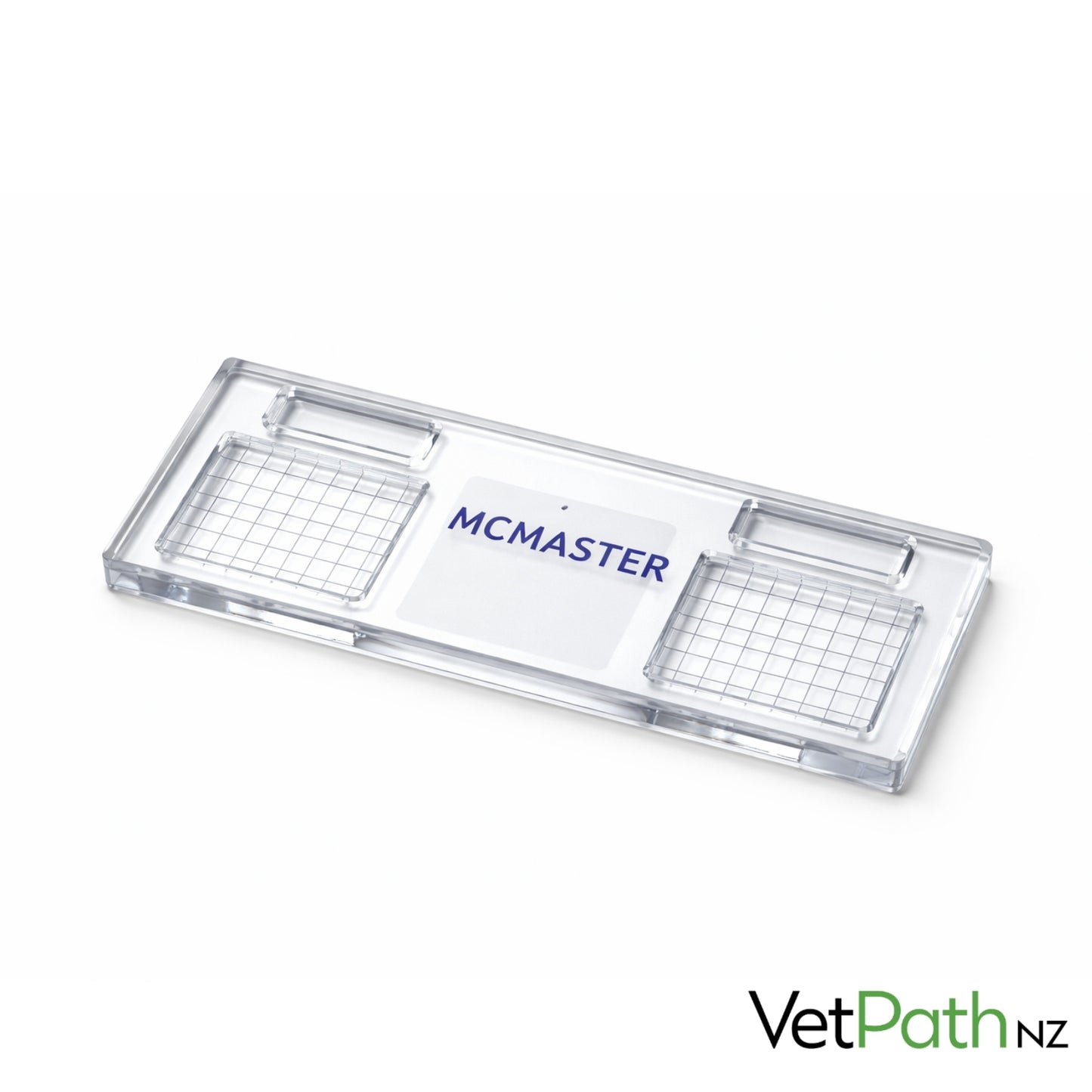Fecal egg count testing mcmaster slide for bird and poultry parasite surveillance