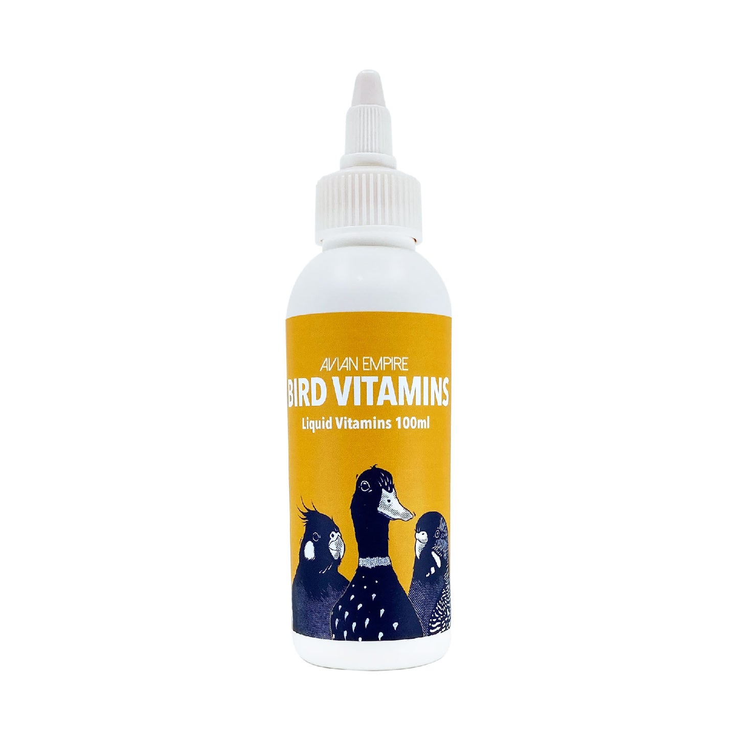 Water soluble Bird multivitamins for parrots, chickens, ducks and pigeons.