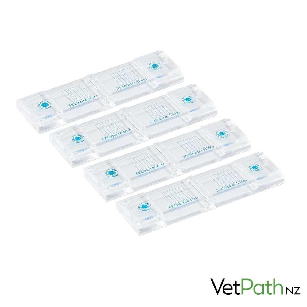 photo of a mcmaster slide for fecal egg counts