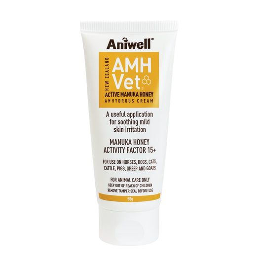AMH Vet active manuka honey cream for wounds on animals