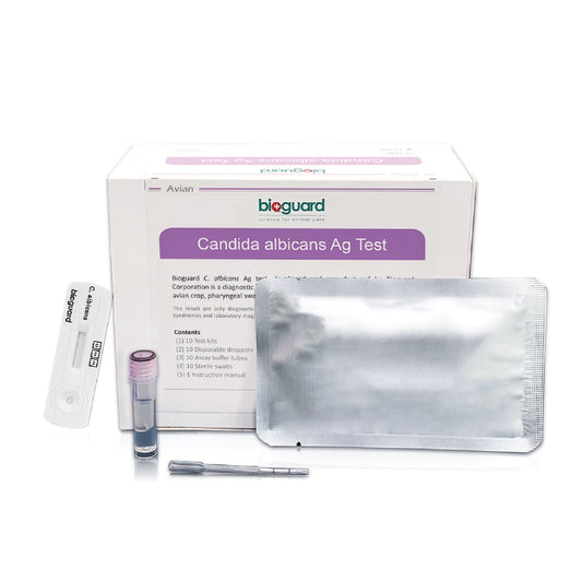 Candida albicans rapid antigen test kit for birds