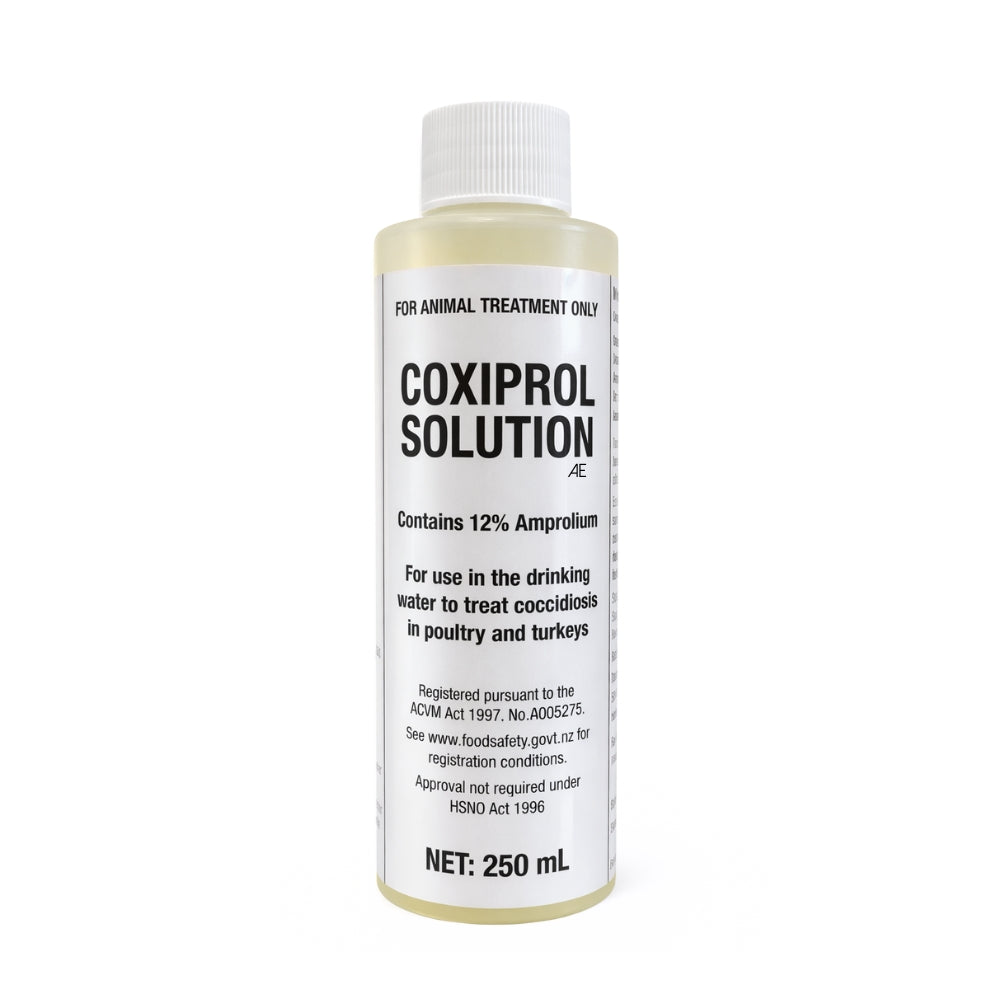 Coxiprol 250ml bottle coccidiosis treatment solution for poultry