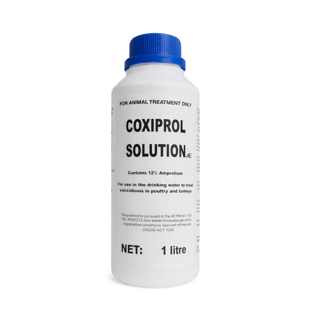 Coxiprol 1L coccidiosis treatment solution for poultry